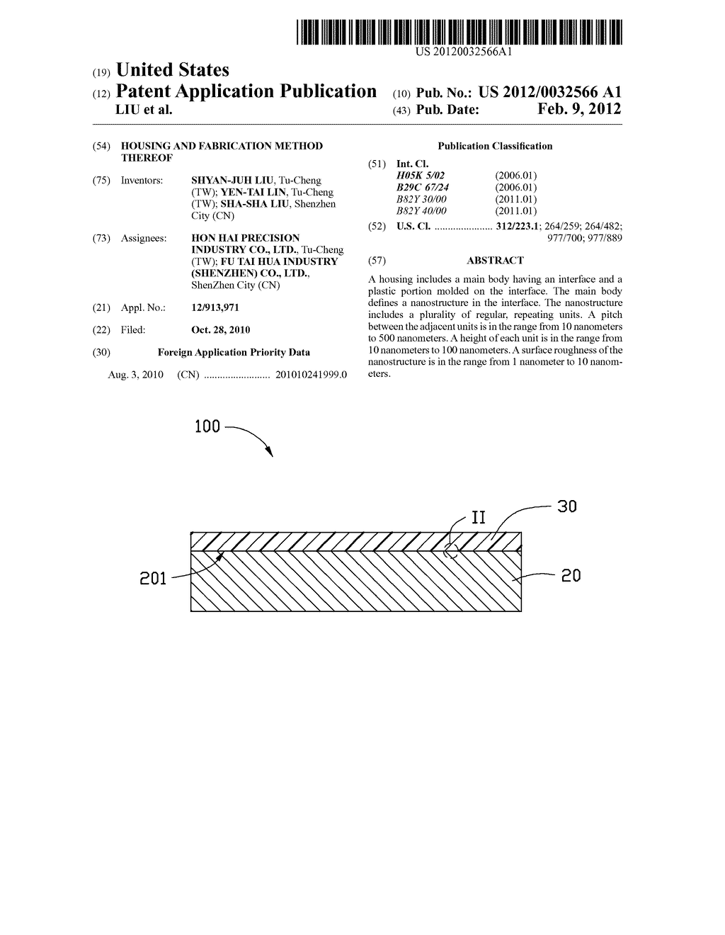 HOUSING AND FABRICATION METHOD THEREOF - diagram, schematic, and image 01