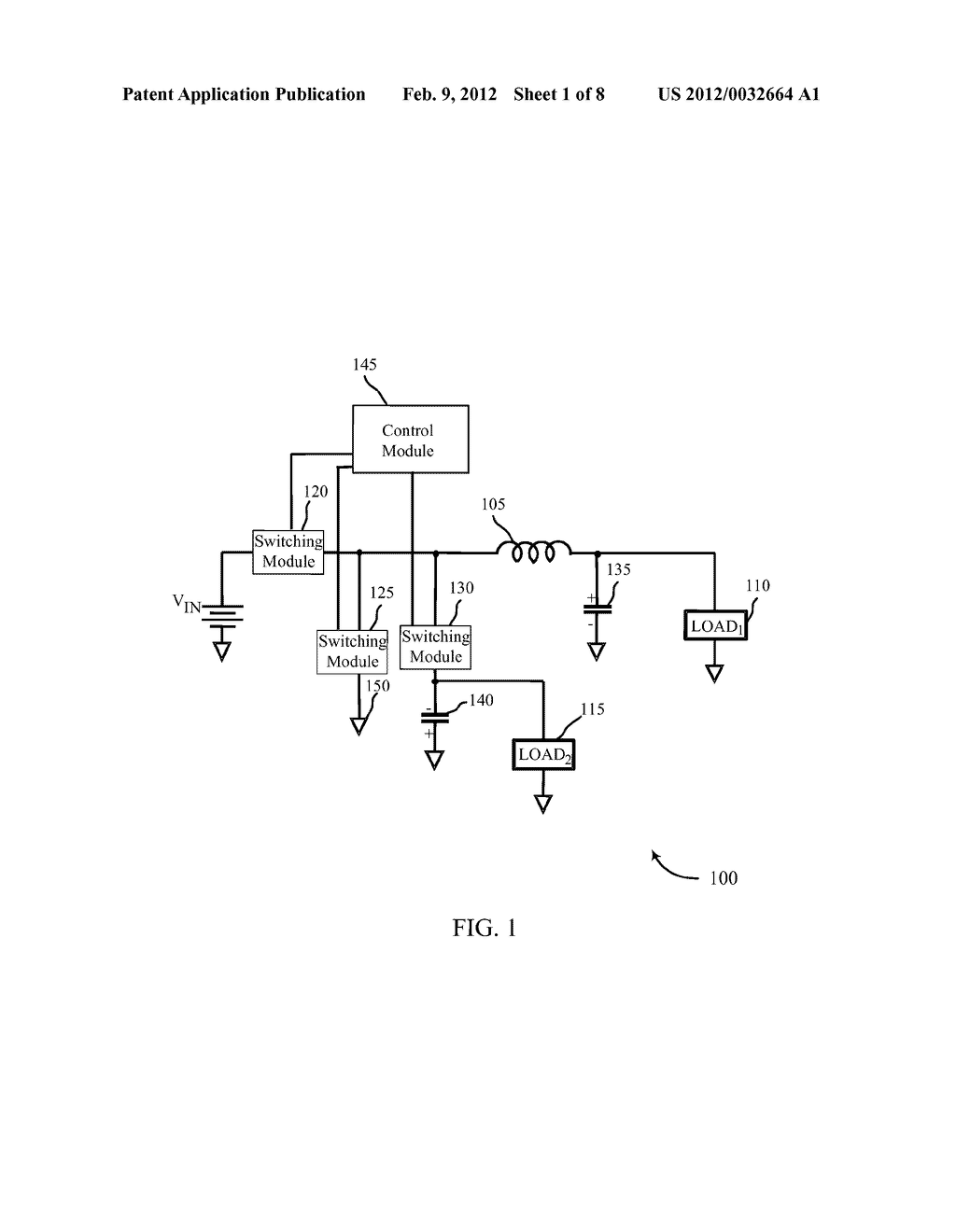 SINGLE INDUCTOR POWER CONVERTER SYSTEM AND METHODS - diagram, schematic, and image 02