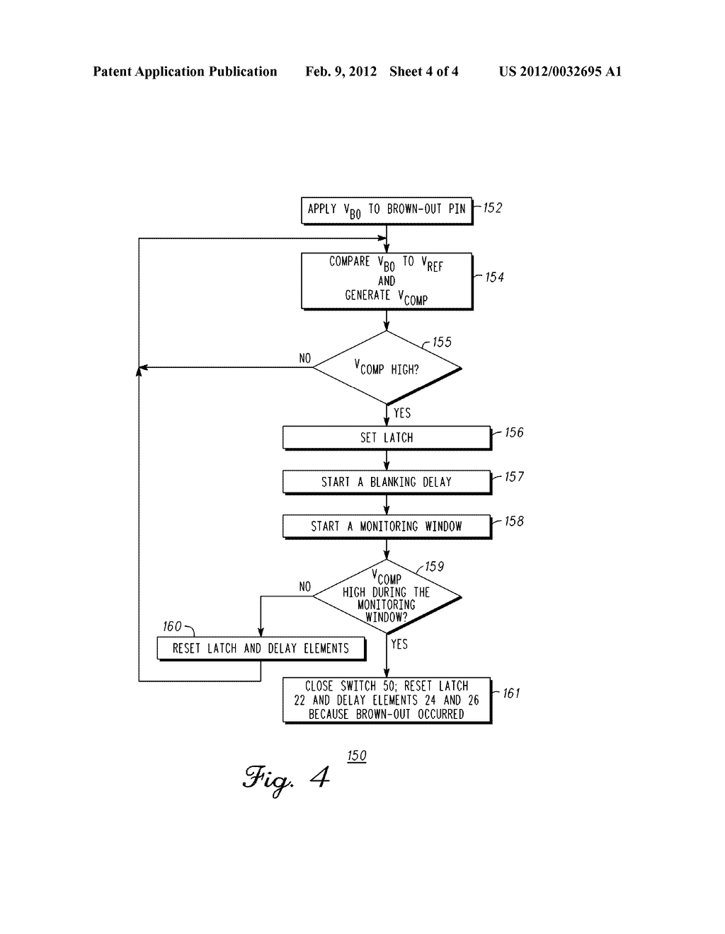 METHOD OF AND CIRCUIT FOR BROWN-OUT DETECTION - diagram, schematic, and image 05