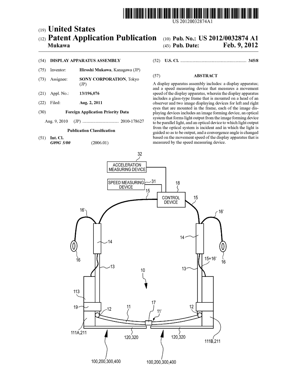 DISPLAY APPARATUS ASSEMBLY - diagram, schematic, and image 01