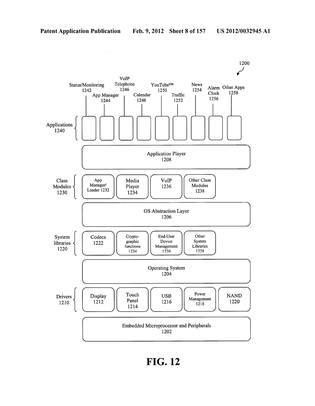 PORTABLE COMPUTING DEVICE AND METHOD OF OPERATION OF SAME - diagram, schematic, and image 09