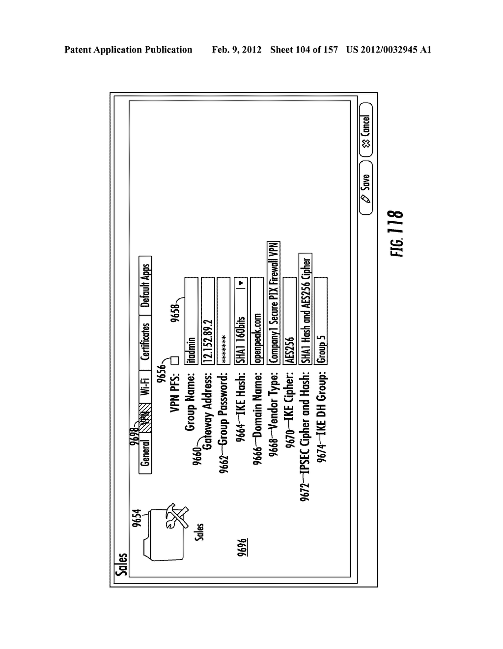 PORTABLE COMPUTING DEVICE AND METHOD OF OPERATION OF SAME - diagram, schematic, and image 105