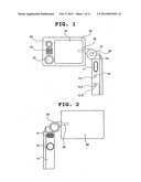 PORTABLE TERMINAL WITH ROTATABLE AXIAL FLIP UNIT AND DUAL LENS ARRANGEMENT diagram and image