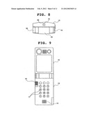 PORTABLE TERMINAL WITH ROTATABLE AXIAL FLIP UNIT AND DUAL LENS ARRANGEMENT diagram and image