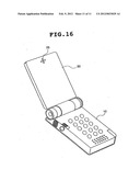 PORTABLE TERMINAL WITH ROTATABLE AXIAL FLIP UNIT AND DUAL LENS ARRANGEMENT diagram and image