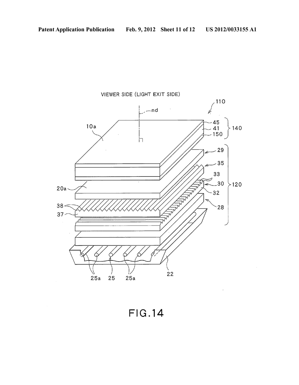 PROTECTIVE FILM, LOWER POLARIZING PLATE, LIQUID CRYSTAL DISPLAY PANEL,     DISPLAY DEVICE, AND METHOD FOR PRODUCING PROTECTIVE FILM - diagram, schematic, and image 12