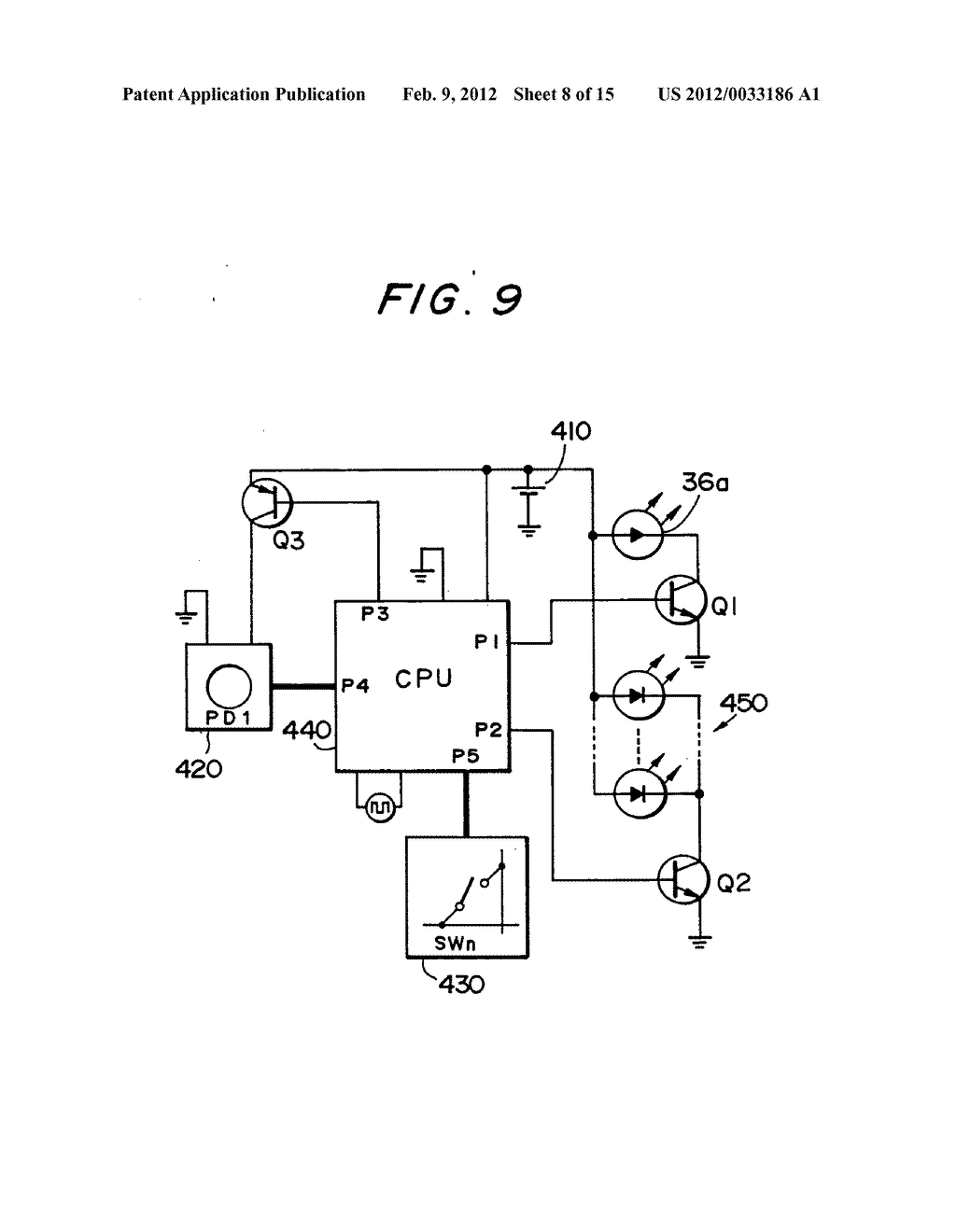Image projection system and a method of controlling a projected pointer - diagram, schematic, and image 09