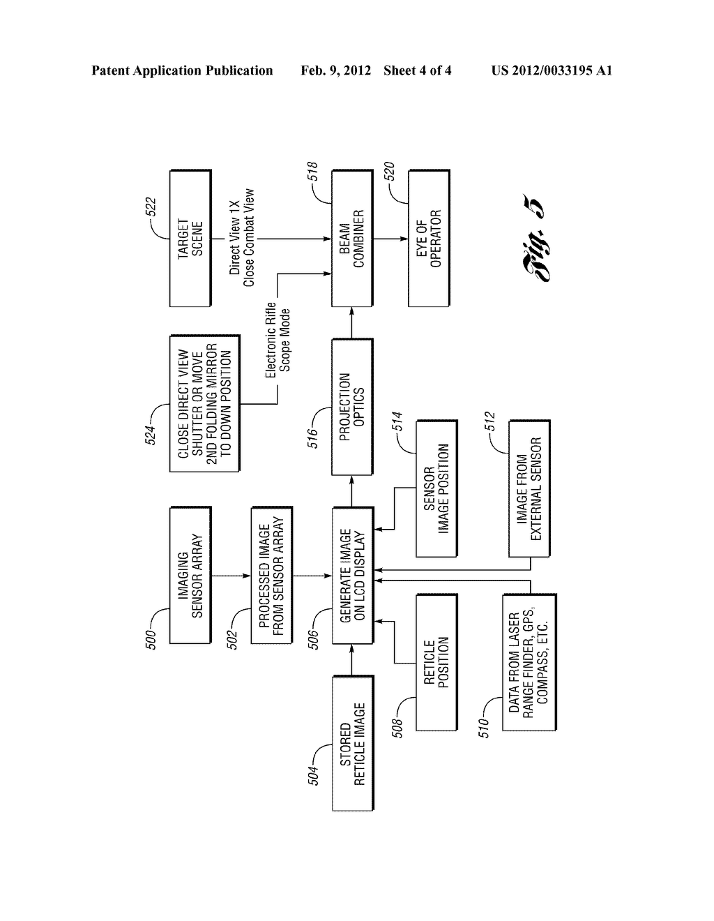 Multipurpose Aiming Sight with Head-Up Display Module - diagram, schematic, and image 05