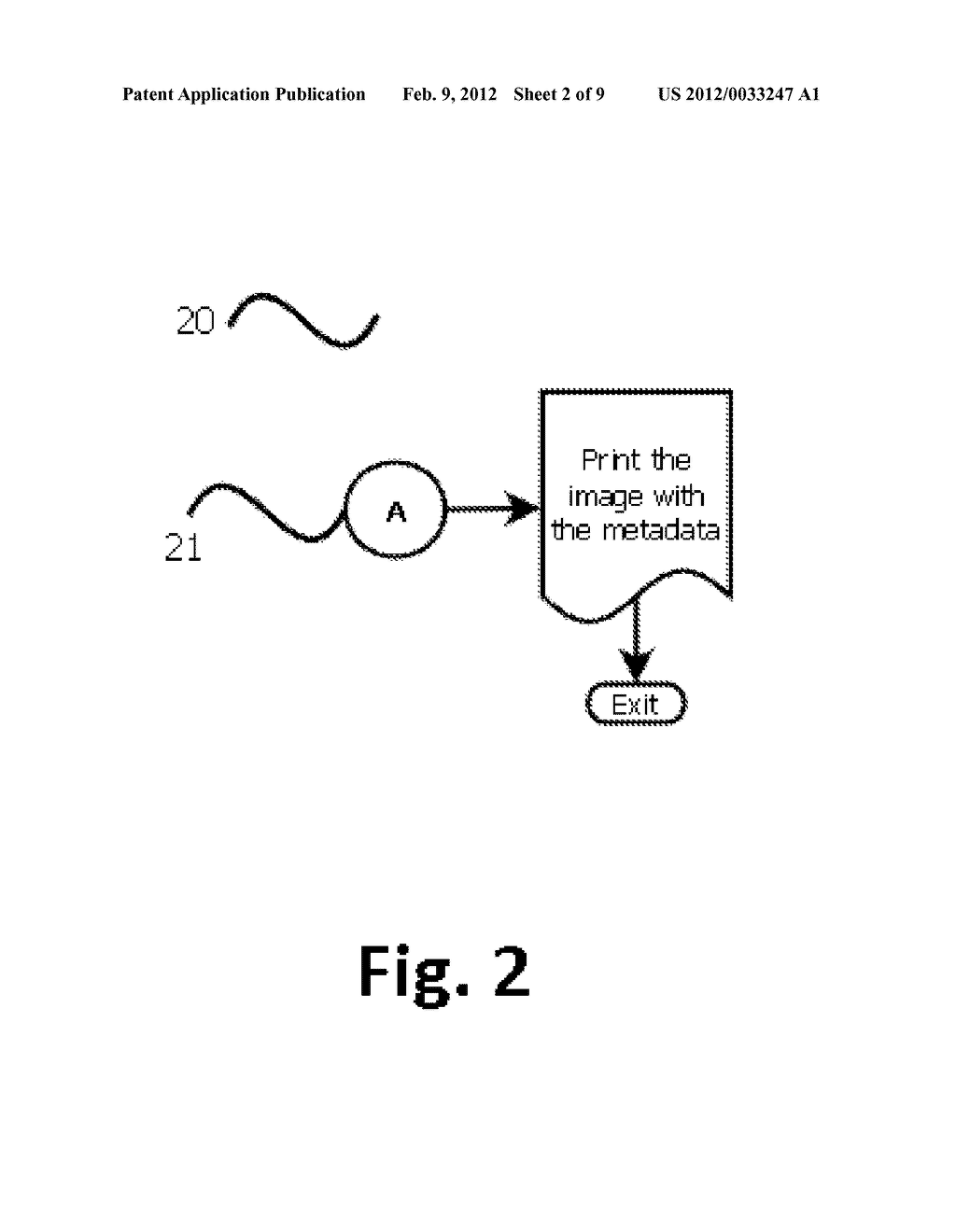 SIMULTANEOUS DIGITAL IMAGE AND ASSOCIATED IMAGE METADATA PRINTING SYSTEM - diagram, schematic, and image 03