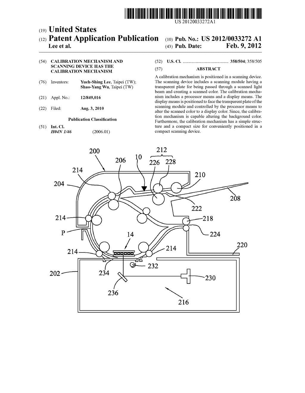 Calibration Mechanism And Scanning Device Has The Calibration Mechanism - diagram, schematic, and image 01