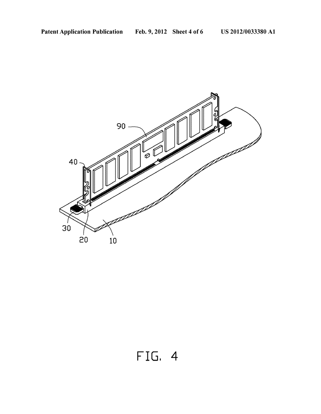 MOUNTING APPARATUS FOR EXPANSION CARD - diagram, schematic, and image 05