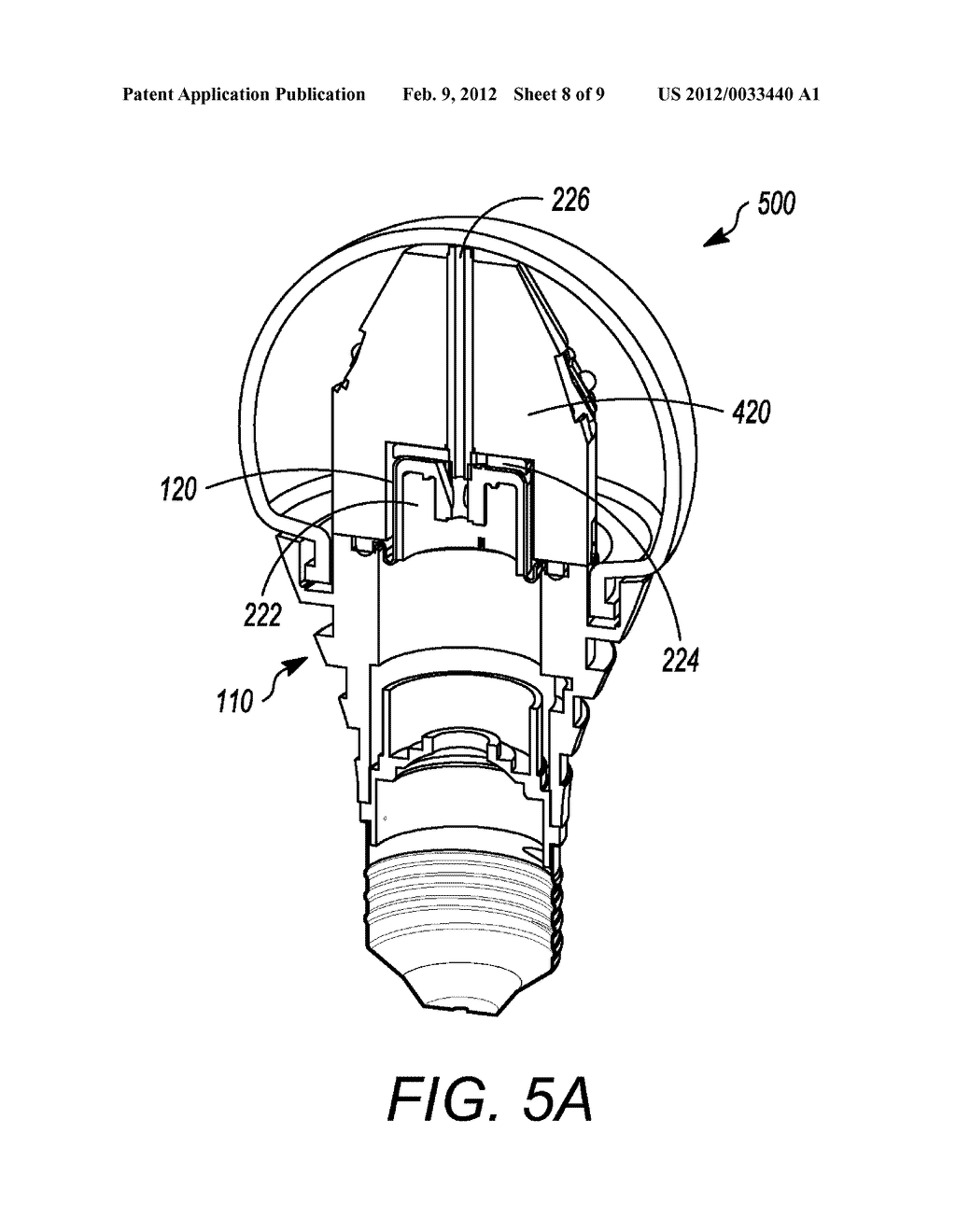 EXPANDABLE LIQUID VOLUME IN AN LED BULB - diagram, schematic, and image 09