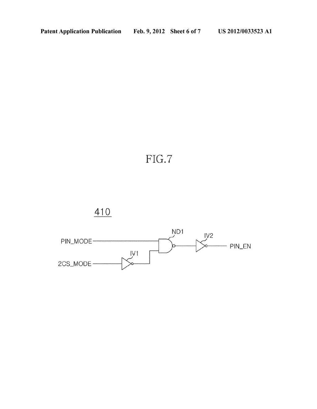 INPUT CIRCUIT OF SEMICONDUCTOR MEMORY APPARATUS AND CONTROLLING METHOD     THEREOF - diagram, schematic, and image 07