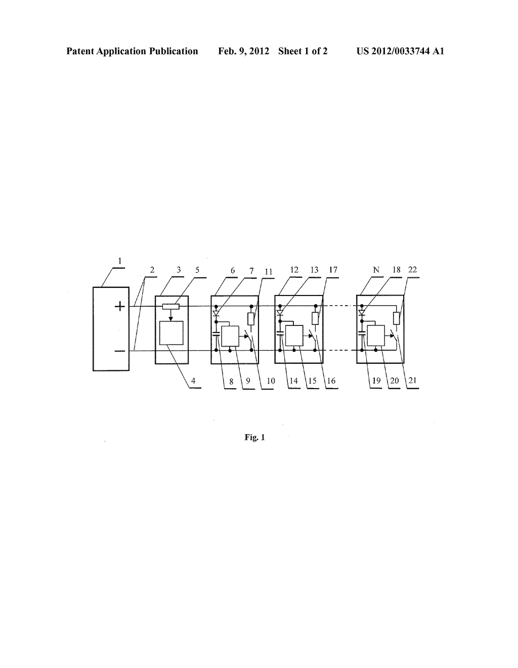 METHOD FOR TRANSMITTING DISCRETE ELECTRICAL SIGNALS - diagram, schematic, and image 02