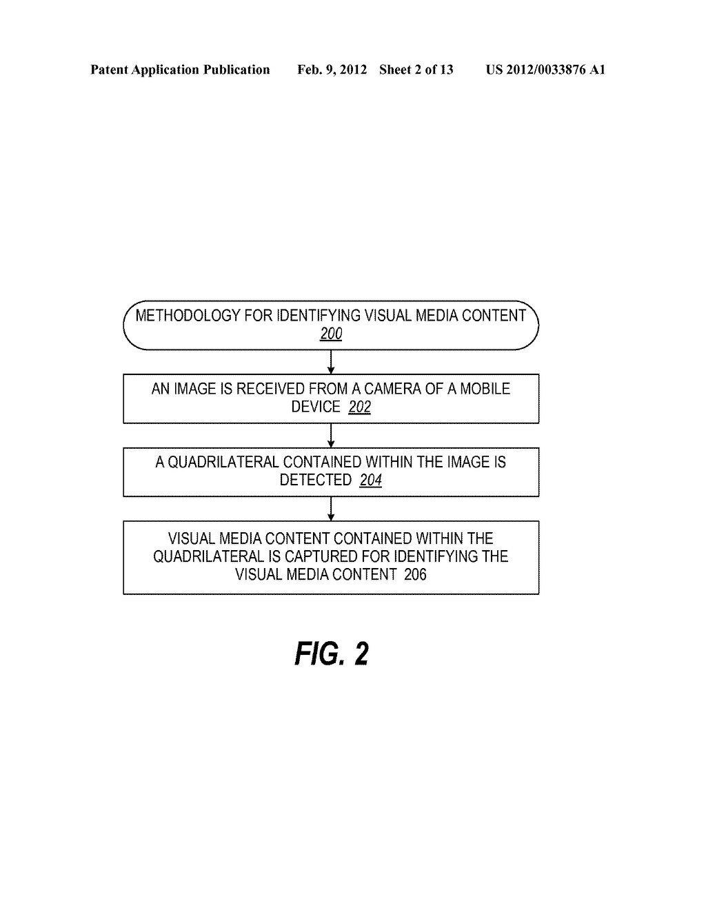 IDENTIFYING VISUAL MEDIA CONTENT CAPTURED BY CAMERA-ENABLED MOBILE DEVICE - diagram, schematic, and image 03