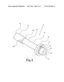 Quick Replacement Bearing Axle for Tire Transfer Ring diagram and image