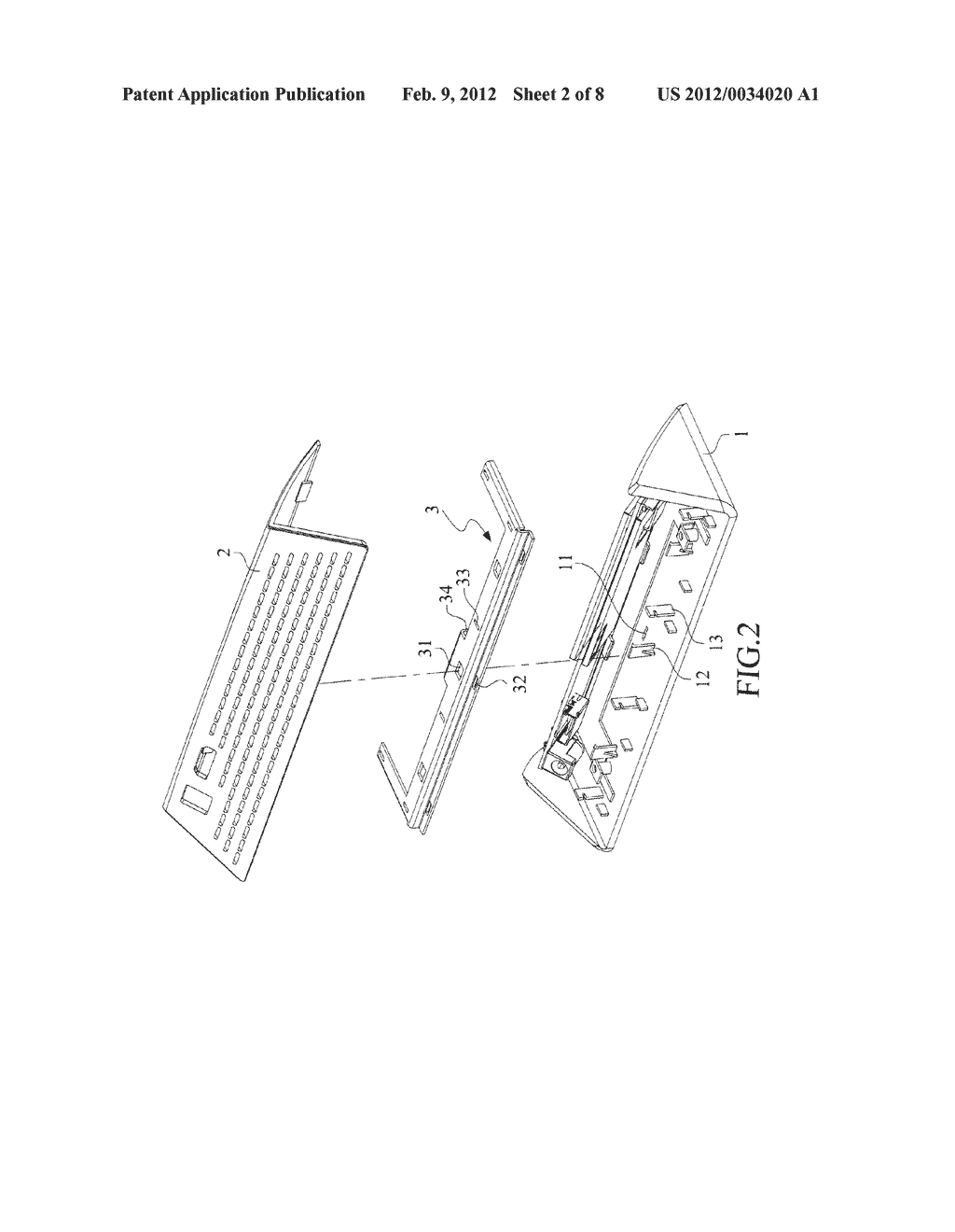 EASILY DETACHABLE COUPLING STRUCTURE FOR A CASING - diagram, schematic, and image 03