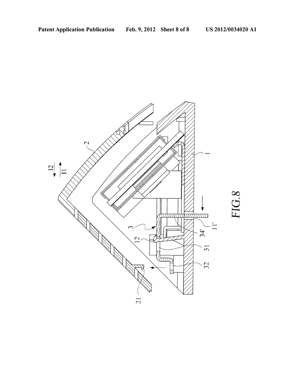 EASILY DETACHABLE COUPLING STRUCTURE FOR A CASING - diagram, schematic, and image 09