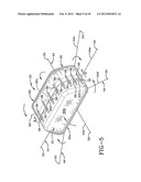 DEVICE FOR STORING A FLOATING OIL BOOM AND METHOD OF USING THE SAME diagram and image