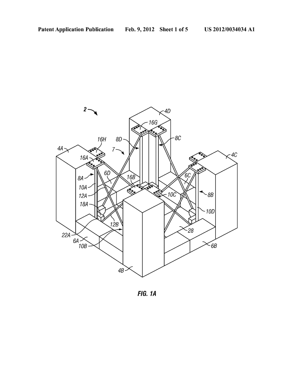 TRUSS HEAVE PLATE SYSTEM FOR OFFSHORE PLATFORM - diagram, schematic, and image 02