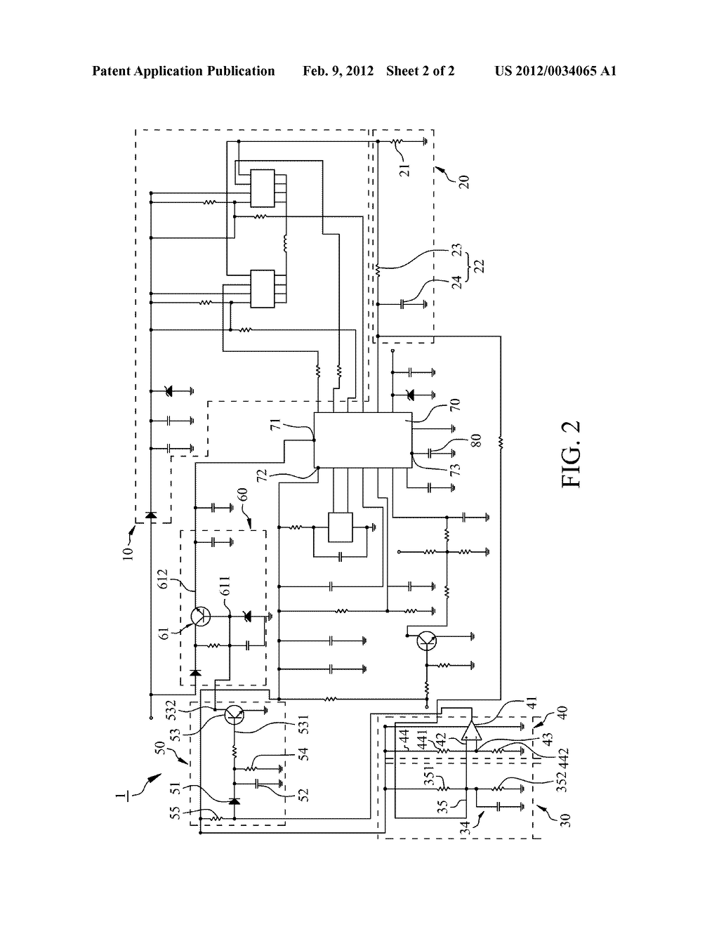 Auto Power-Off And Actuation Circuit for a Fan - diagram, schematic, and image 03