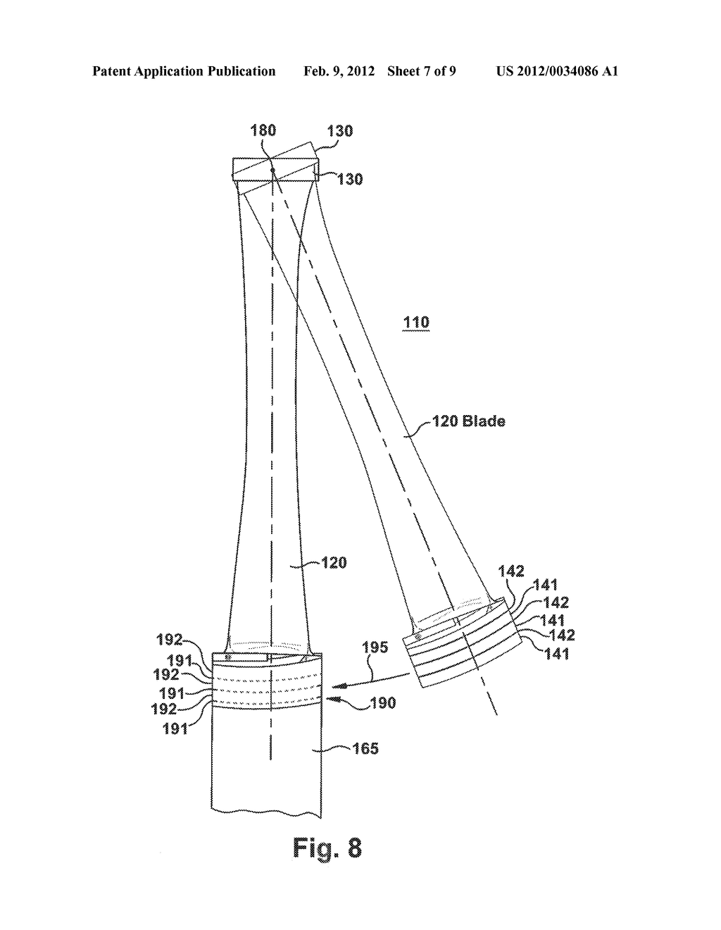 SWING AXIAL ENTRY DOVETAIL FOR STEAM TURBINE BUCKETS - diagram, schematic, and image 08