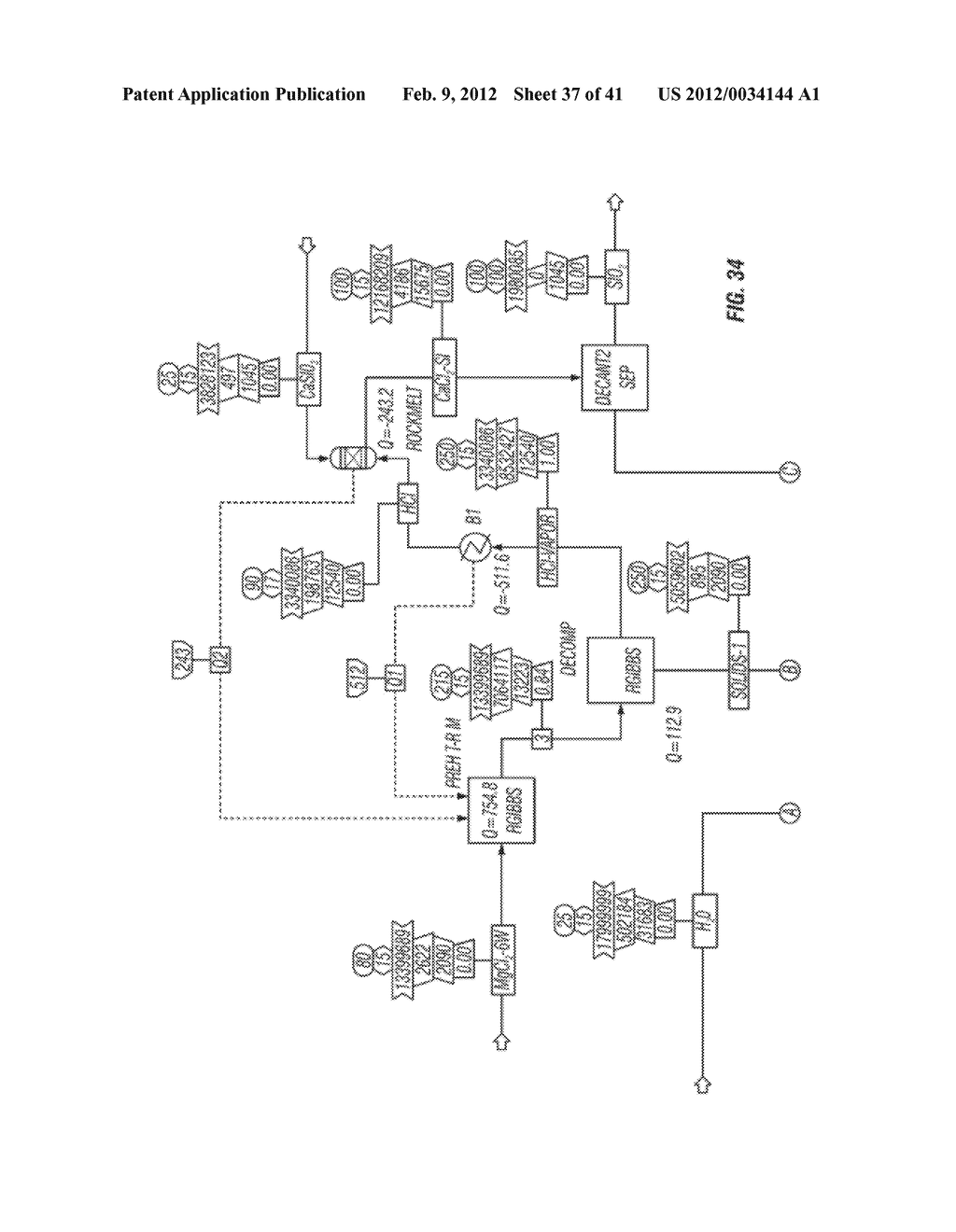 CARBON DIOXIDE SEQUESTRATION INVOLVING TWO-SALT-BASED THERMOLYTIC     PROCESSES - diagram, schematic, and image 38