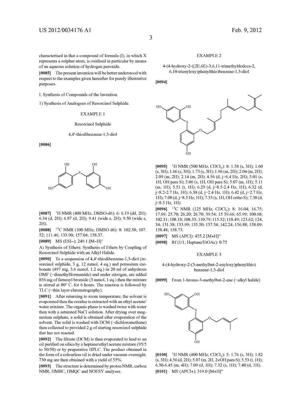 SULPHURATED DERIVATIVES OF RESORCINOL, PREPARATION OF SAME AND COSMETIC     USES THEREOF - diagram, schematic, and image 04