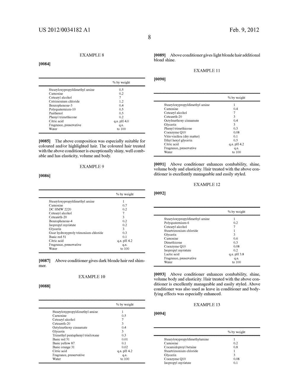 CONDITIONING COMPOSITION FOR HAIR - diagram, schematic, and image 09