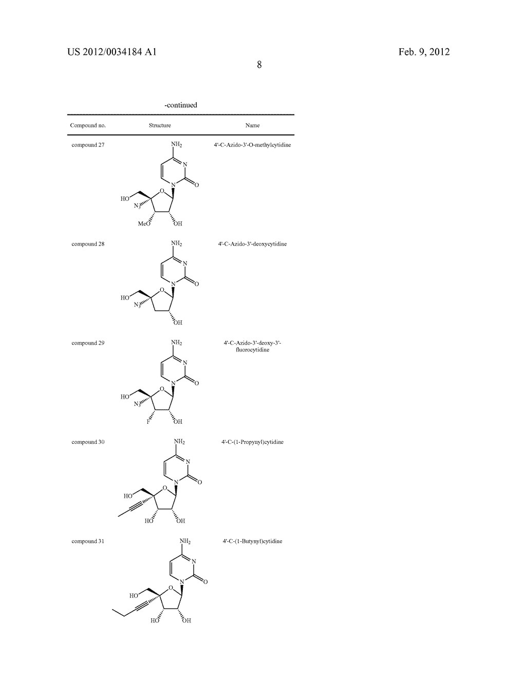 4'-SUBSTITUTED NUCLEOSIDE DERIVATIVES AS INHIBITORS OF HCV RNA REPLICATION - diagram, schematic, and image 09