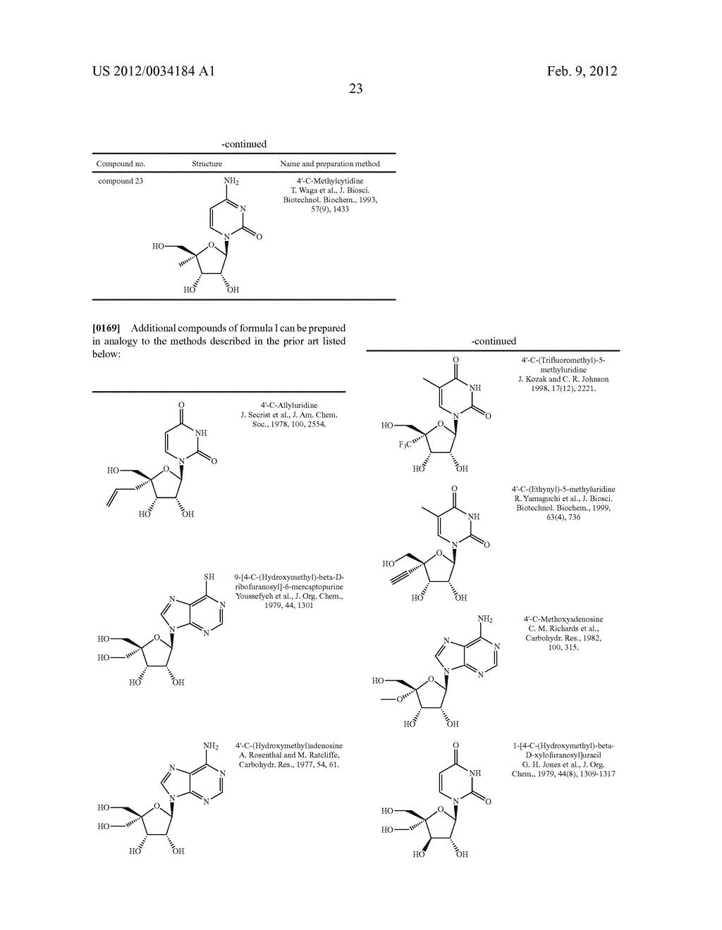4'-SUBSTITUTED NUCLEOSIDE DERIVATIVES AS INHIBITORS OF HCV RNA REPLICATION - diagram, schematic, and image 24