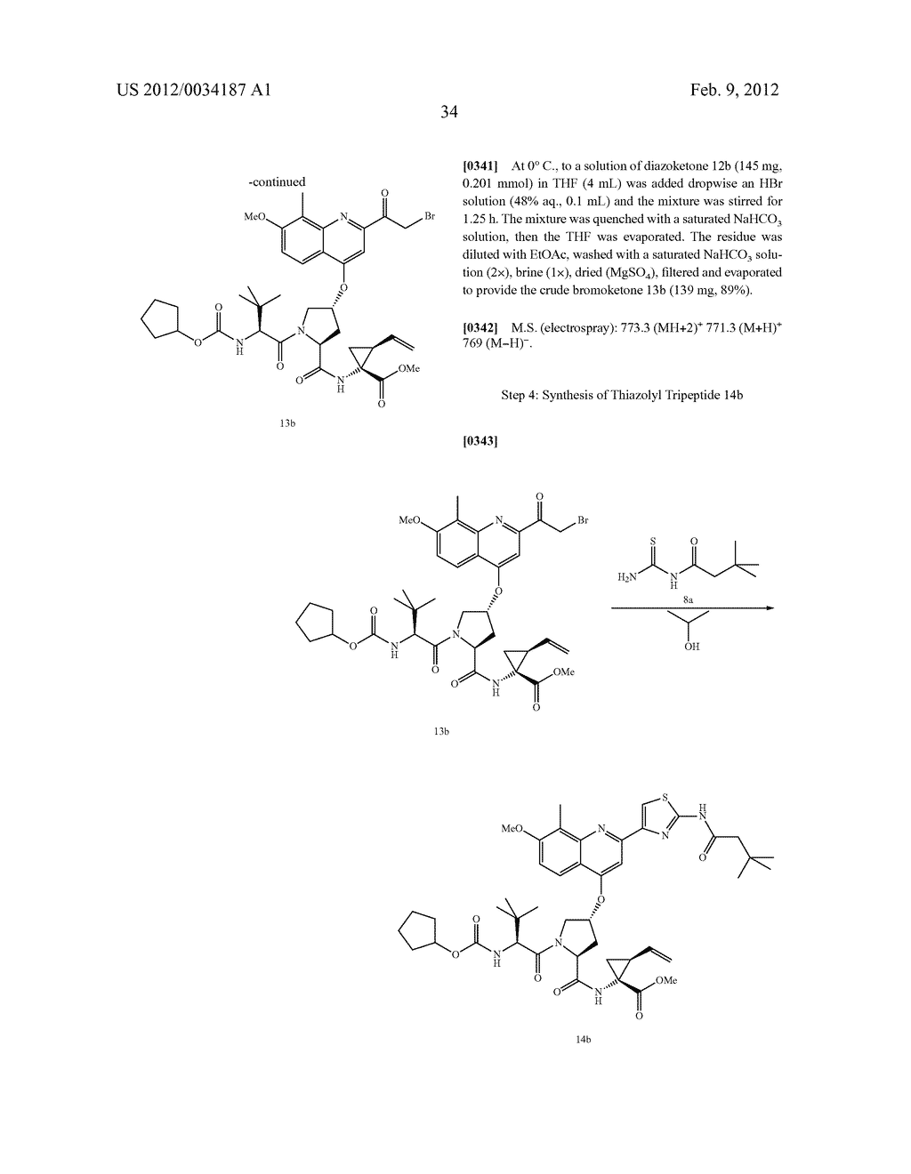 Hepatitis C Inhibitor Compounds - diagram, schematic, and image 35