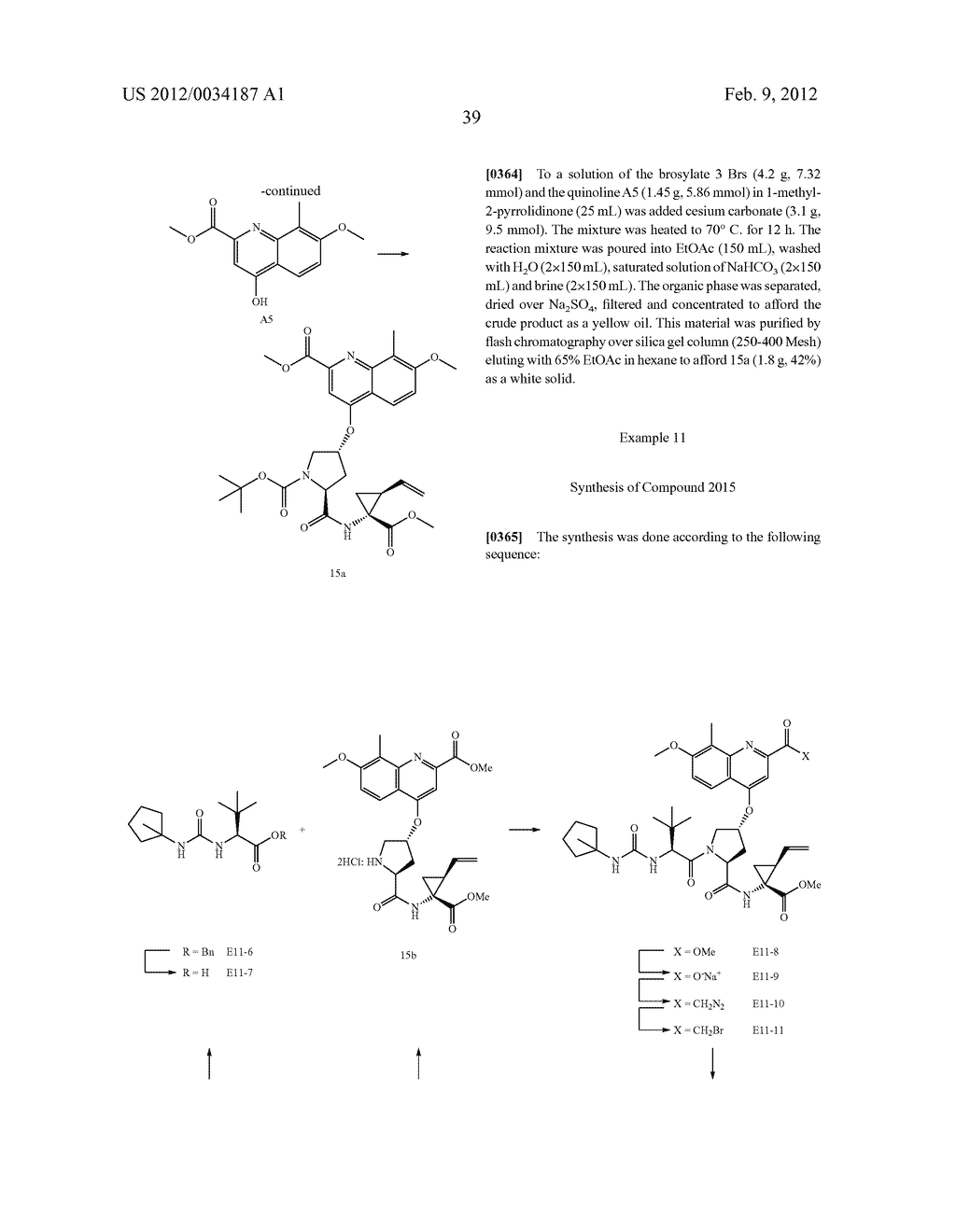 Hepatitis C Inhibitor Compounds - diagram, schematic, and image 40