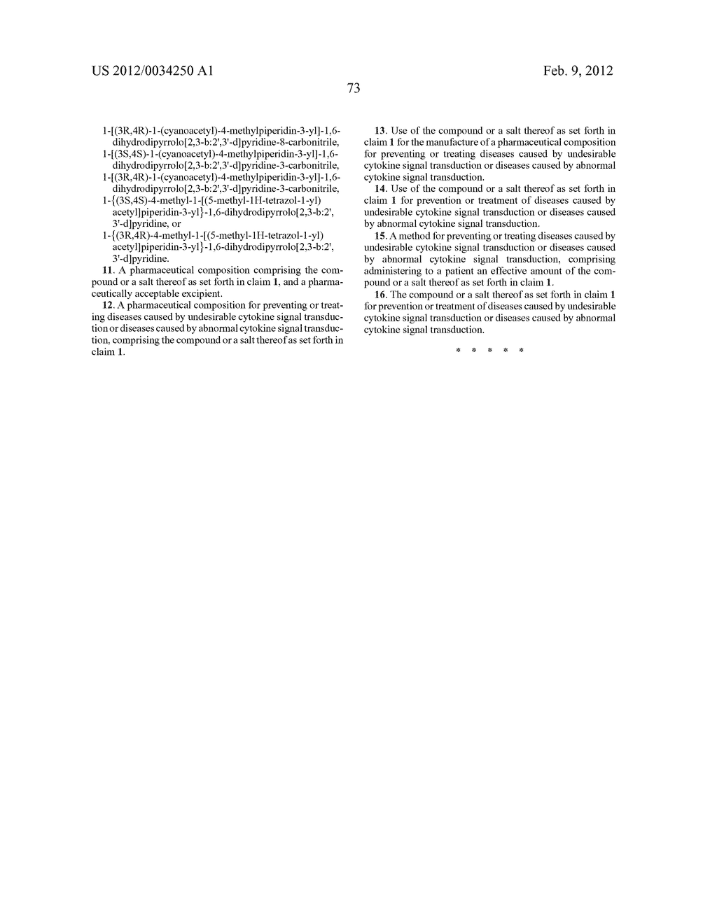 CONDENSED PYRROLOPYRIDINE DERIVATIVE - diagram, schematic, and image 74