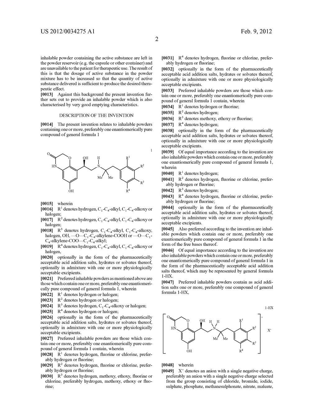 POWDER FORMULATIONS FOR INHALATION, COMPRISING ENANTIOMERICALLY PURE BETA     AGONISTS - diagram, schematic, and image 03