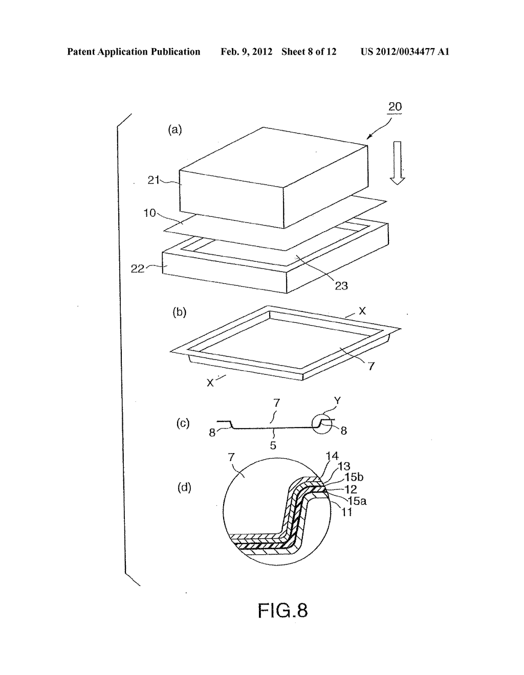 Polymer Battery Module Packaging Sheet and a Method of Manufacturing the     Same - diagram, schematic, and image 09