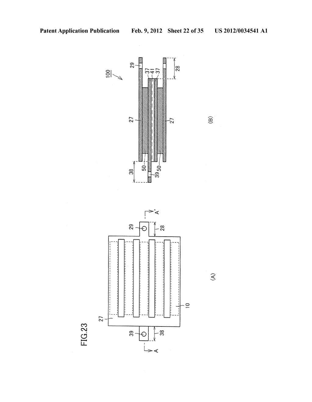 FUEL CELL STACK AND ELECTRONIC DEVICE PROVIDED WITH THE SAME - diagram, schematic, and image 23