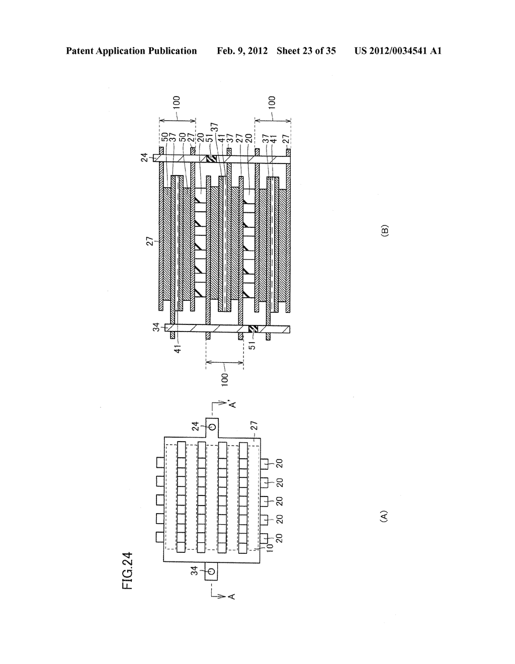 FUEL CELL STACK AND ELECTRONIC DEVICE PROVIDED WITH THE SAME - diagram, schematic, and image 24