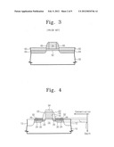 Methods of Fabricating MOS Transistors Having Recesses With Elevated     Source/Drain Regions diagram and image