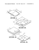 DECORATIVE ELEMENTS PROVIDED WITH A CURLED OR CRIMPED CONFIGURATION AT     POINT OF SALE OR POINT OF USE diagram and image