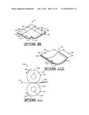 DECORATIVE ELEMENTS PROVIDED WITH A CURLED OR CRIMPED CONFIGURATION AT     POINT OF SALE OR POINT OF USE diagram and image