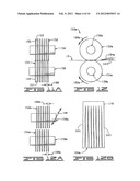 DECORATIVE ELEMENTS PROVIDED WITH A CURLED OR CRIMPED CONFIGURATION AT     POINT OF SALE OR POINT OF USE diagram and image