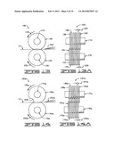 DECORATIVE ELEMENTS PROVIDED WITH A CURLED OR CRIMPED CONFIGURATION AT     POINT OF SALE OR POINT OF USE diagram and image