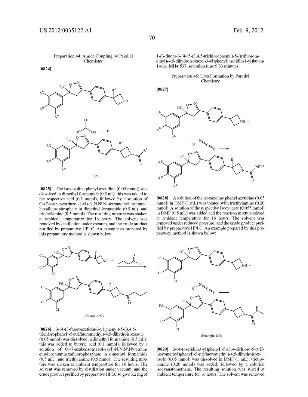 ISOXAZOLINE DERIVATIVES AS ANTIPARASITIC AGENTS - diagram, schematic, and image 71