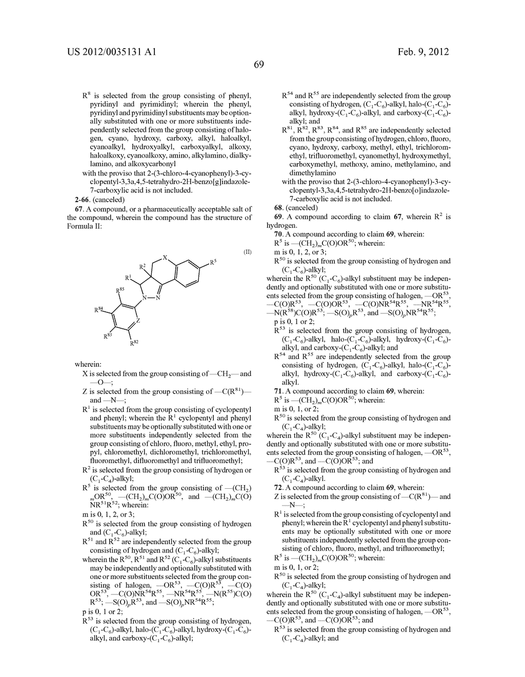 PYRAZOLINE COMPOUNDS - diagram, schematic, and image 70