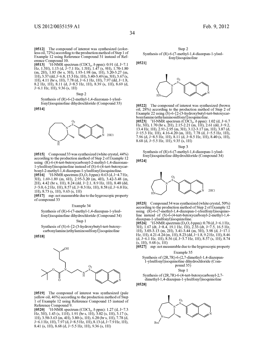 SUBSTITUTED ISOQUINOLINE DERIVATIVE - diagram, schematic, and image 35