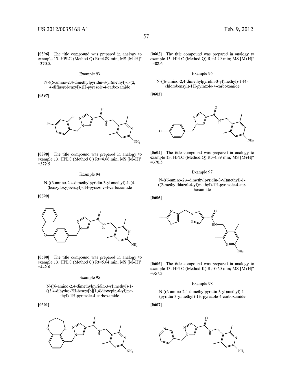 N-((6-AMINO-PYRIDIN-3-YL)METHYL)-HETEROARYL-CARBOXAMIDES - diagram, schematic, and image 59