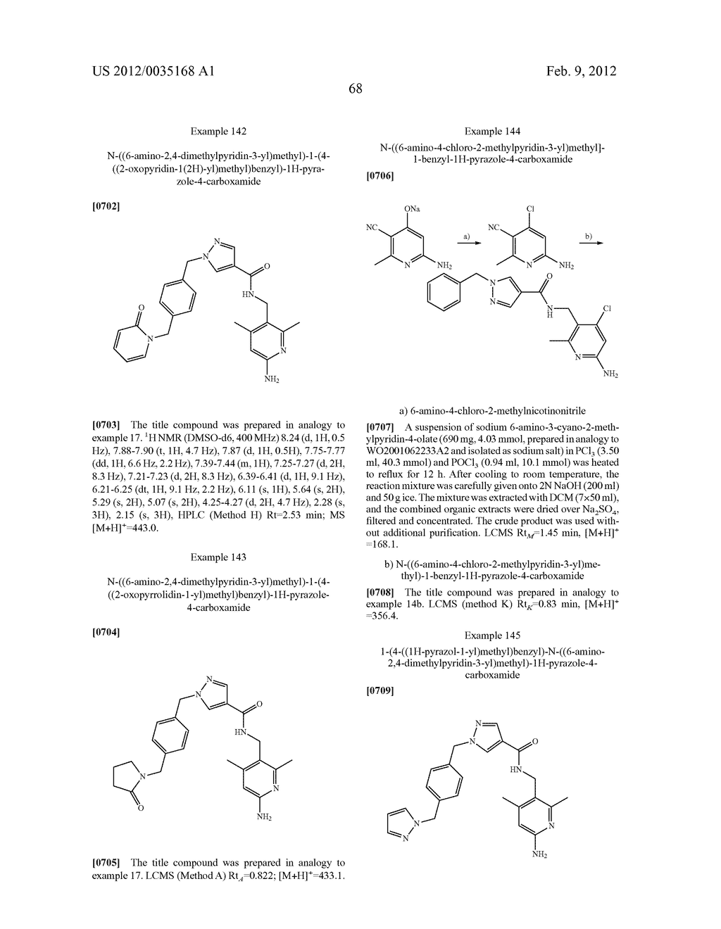 N-((6-AMINO-PYRIDIN-3-YL)METHYL)-HETEROARYL-CARBOXAMIDES - diagram, schematic, and image 70