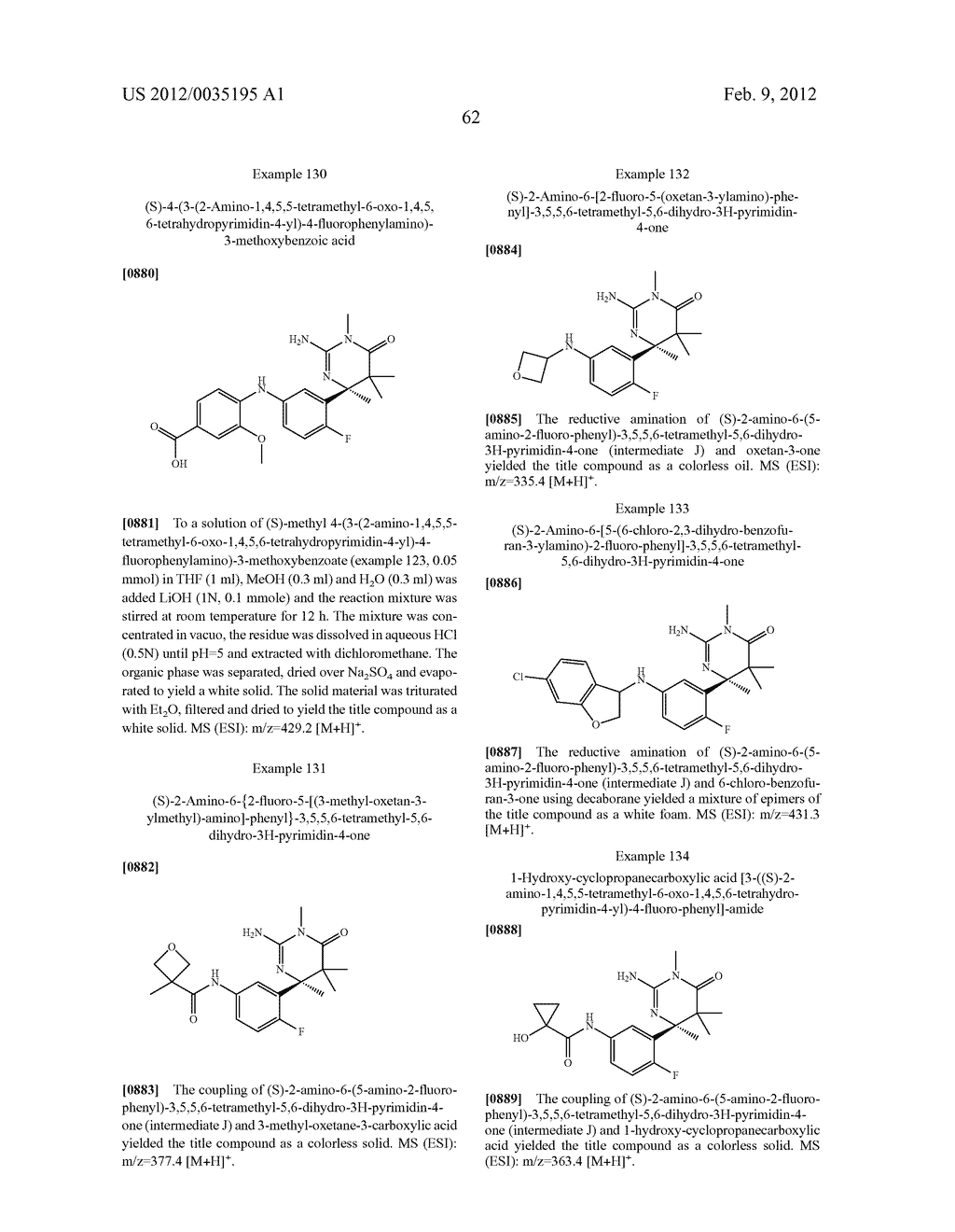 1,4,5,6-TETRAHYDRO-PYRIMIDIN-2-YLAMINE COMPOUNDS - diagram, schematic, and image 63