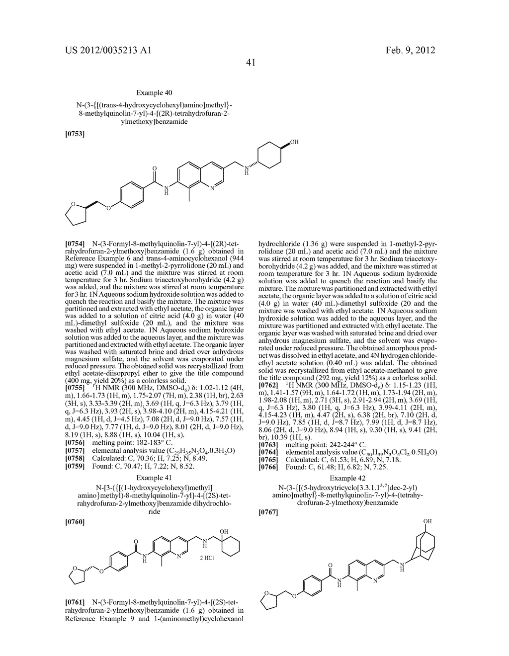 Quinoline derivative - diagram, schematic, and image 42